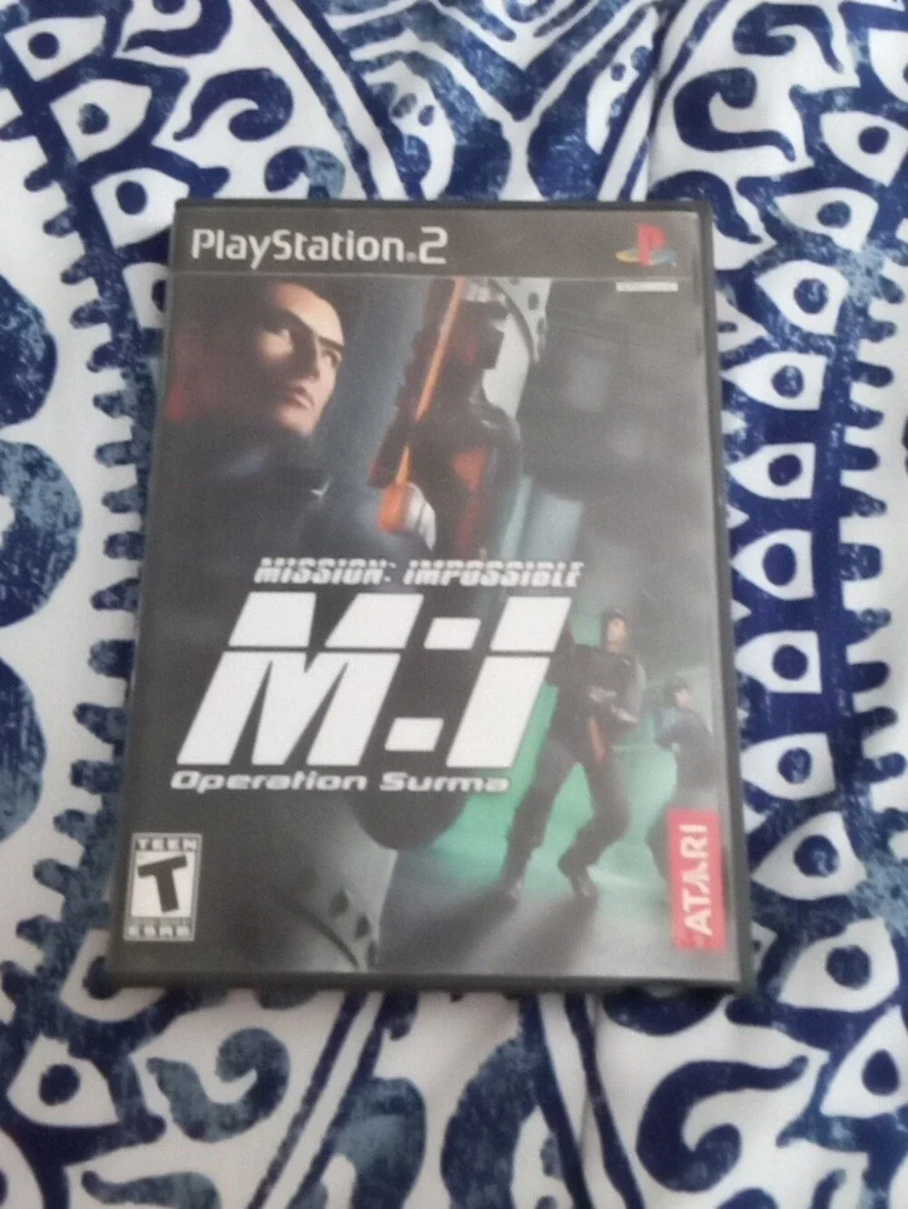 Sony PlayStation 2 Mission: Impossible M:I Operation Surma — Black, White, Green
